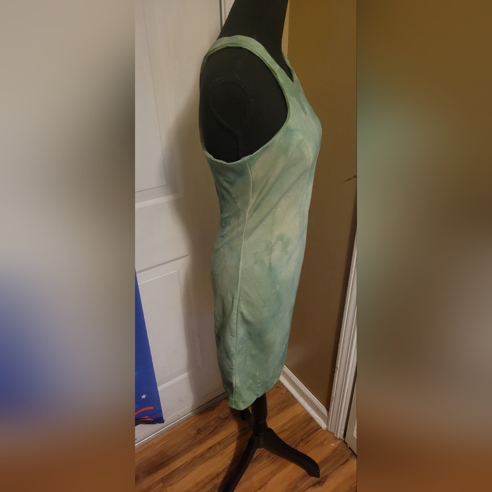 Boston Proper Green Racerback Sheath Bodycon Dress, Size 8 - Picture 2 of 10